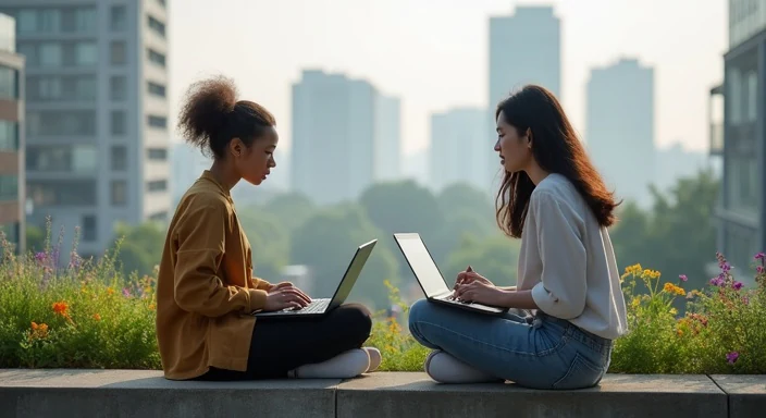 How to write a scholarship essay for Acacia Fraternity Foundation Scholarship Essay Guide — illustrative candid photo of students in a modern university or study environment